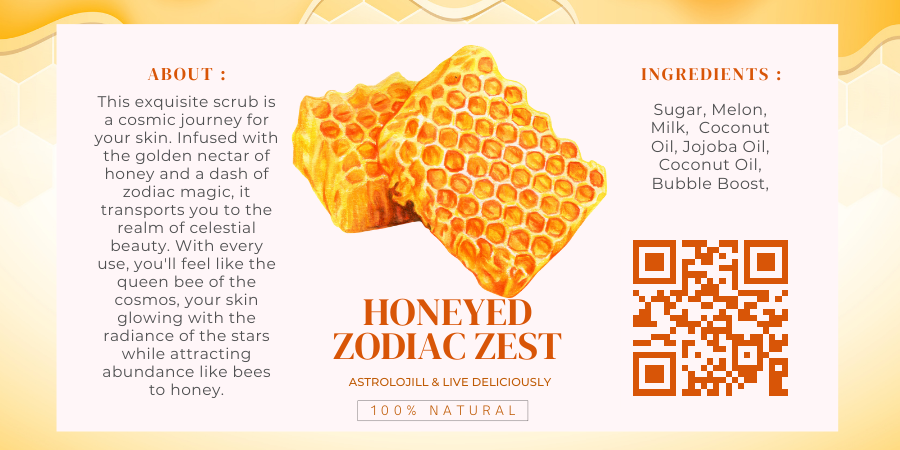 Honeyed Zodiac Zest Sugar Scrub