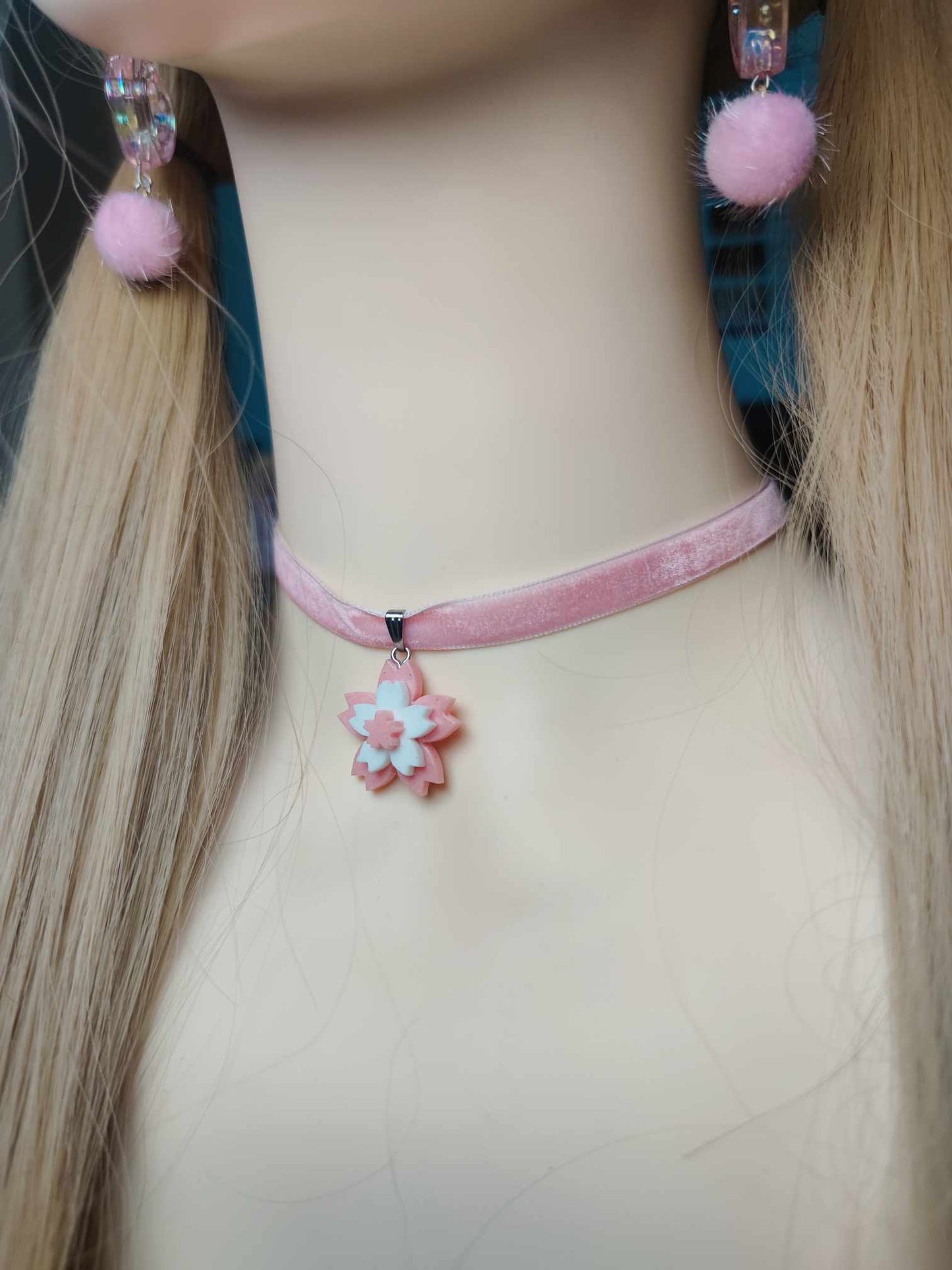 Transcendent Cherry Blossom Choker