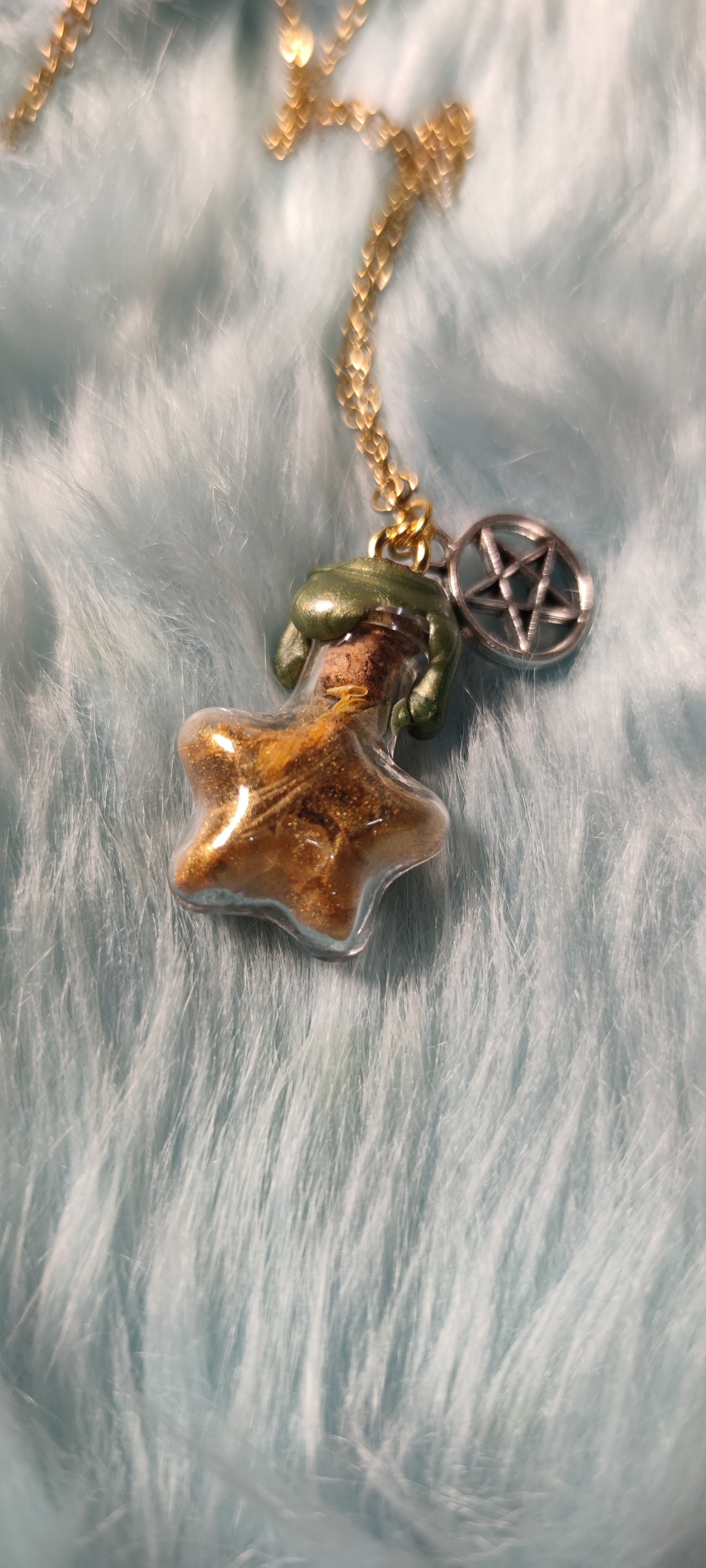 Abundance spell Jar Necklace