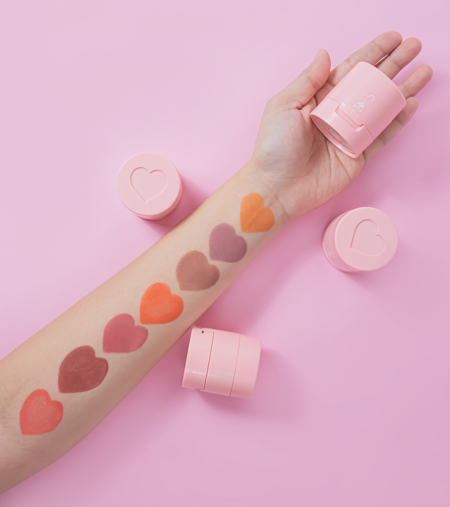Goddess Artemis Heart Cushion Blush