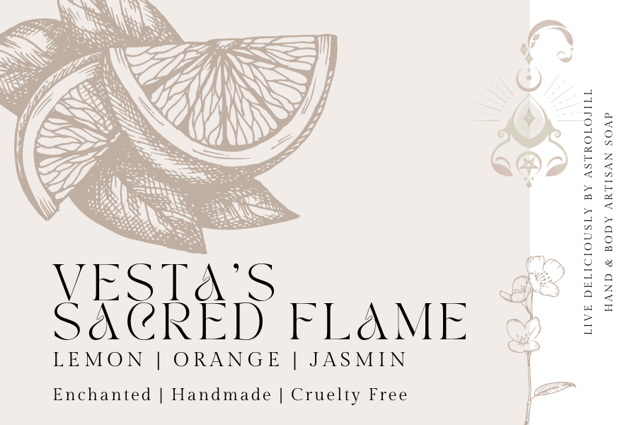 Vesta's  Sacred Flame Artisan Soap