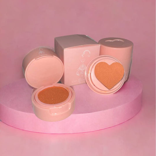 Goddess Artemis Heart Cushion Blush