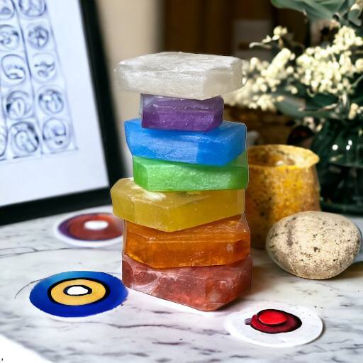 Chakra Crystal Soap - Heart