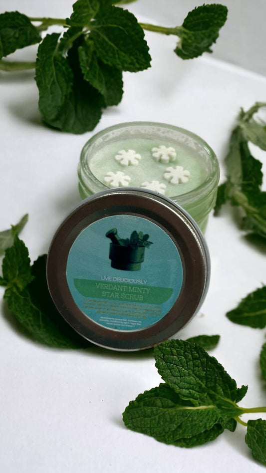 Verdant Minty Star Salt Scrub