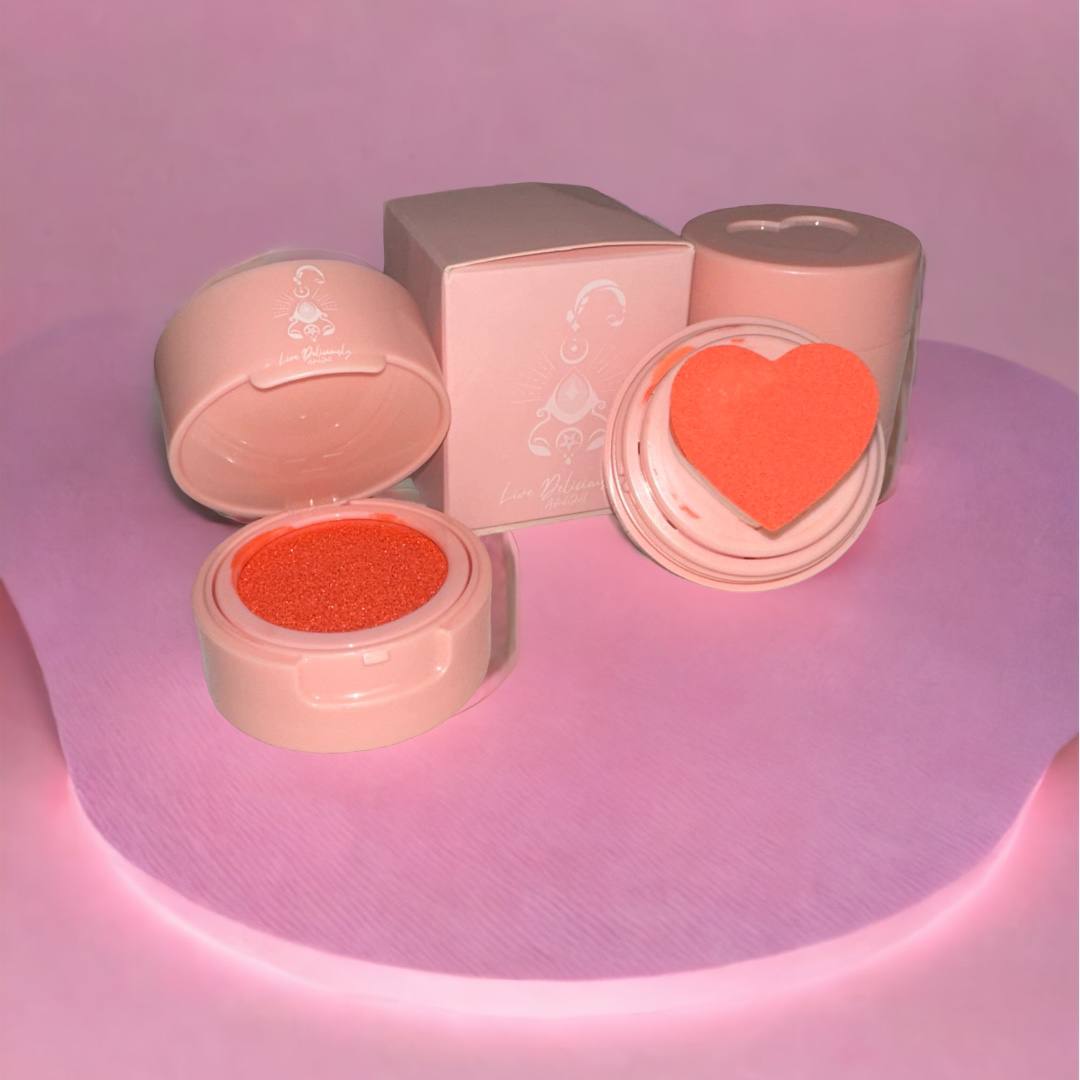 Goddess Athena Heart Cushion Blush