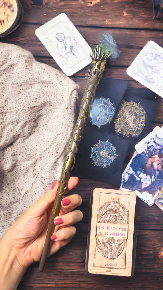 Aventurine Meadow Wand