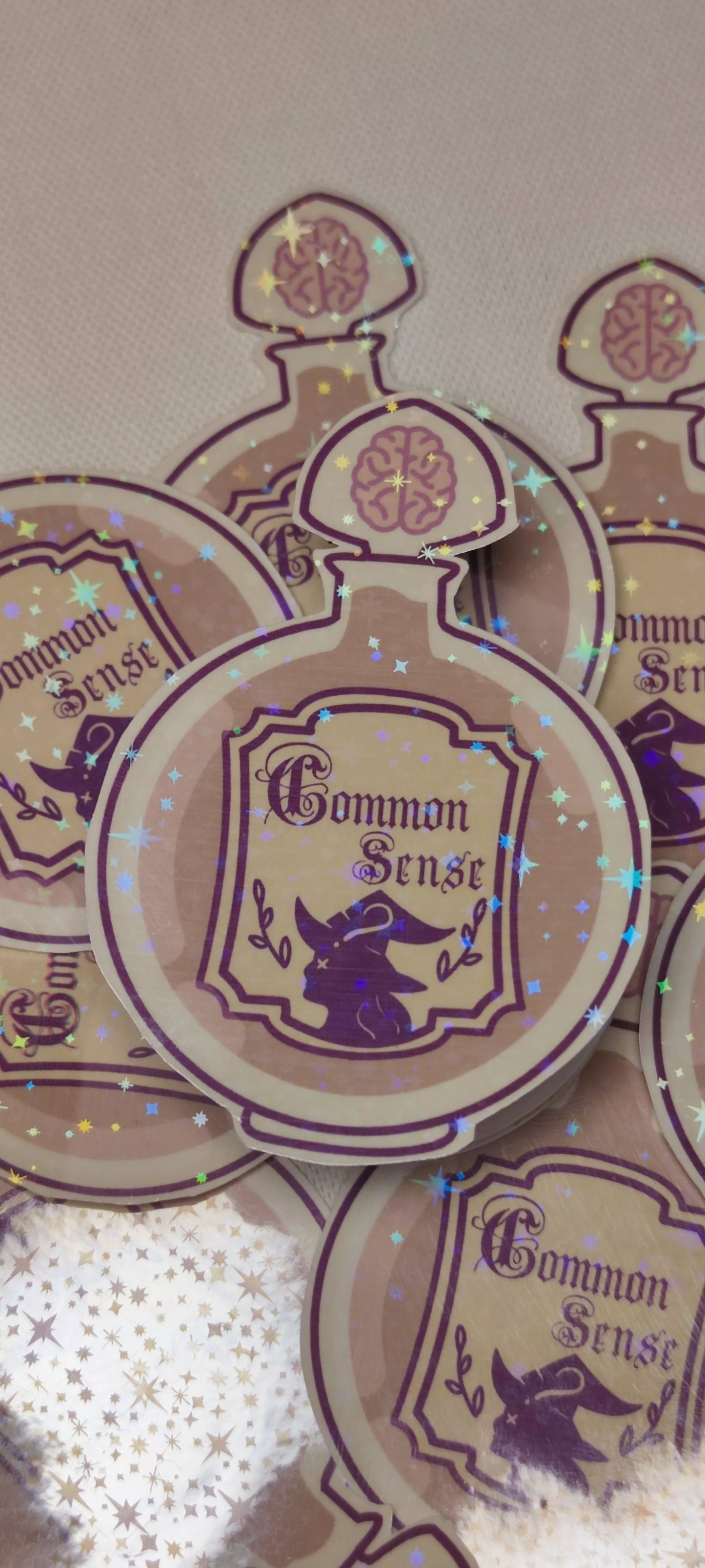 Common Sense Spell Jar sticker