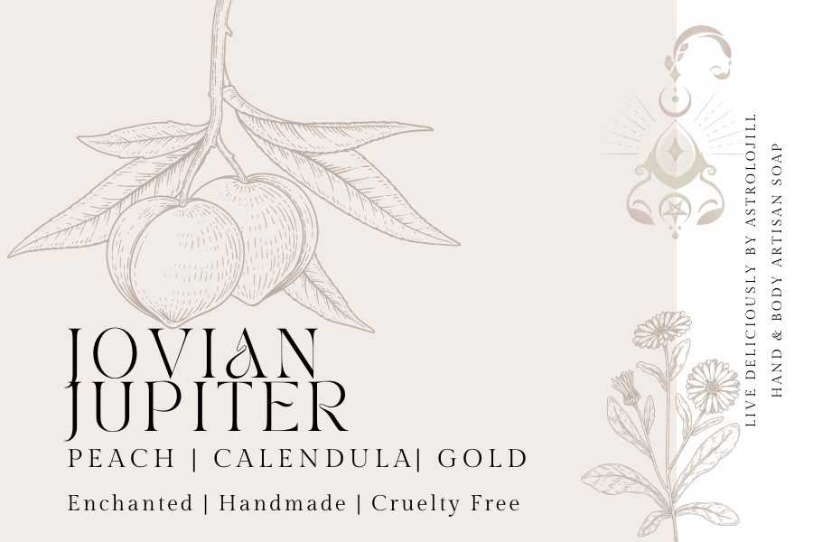 Jovian Jupiter Artisan Soap - AstroloJill & Live Deliciously