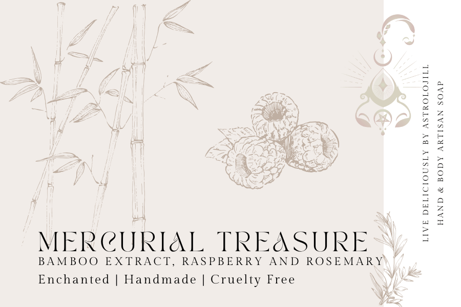Mercurial Treasure Artisan Soap - AstroloJill & Live Deliciously