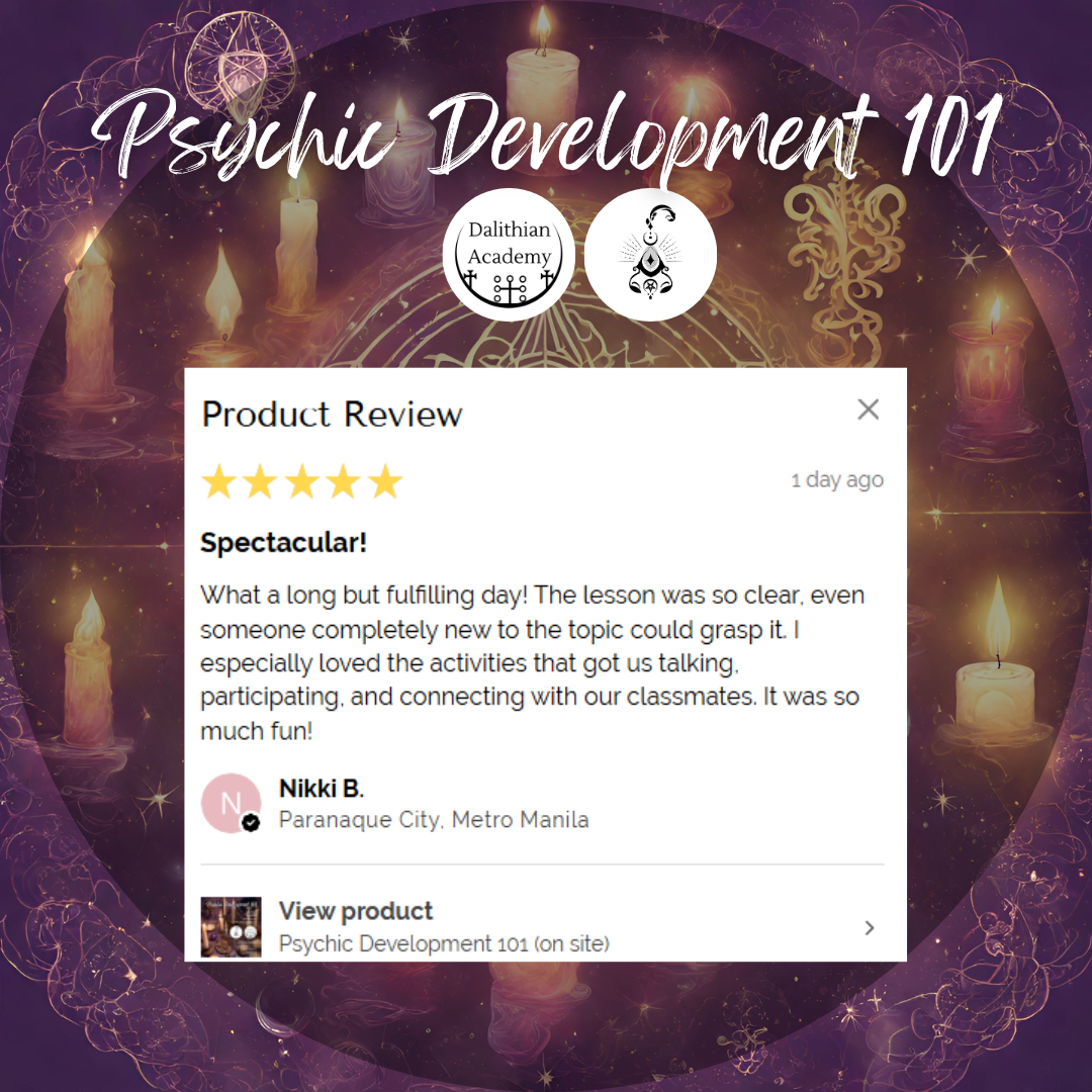 Psychic Development 102 class (on site)