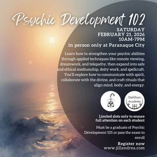 Psychic Development 102 class (on site) (2ND BATCH)