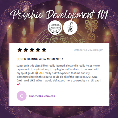 Psychic Development 102 class (on site) (2ND BATCH)