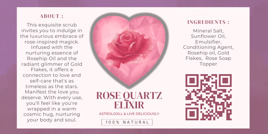 Rose Quartz Elixir Salt Scrub