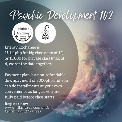 Psychic Development 102 class (on site) (2ND BATCH)