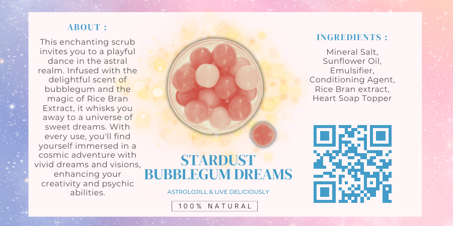 Stardust Bubblegum Dreams Salt Scrub