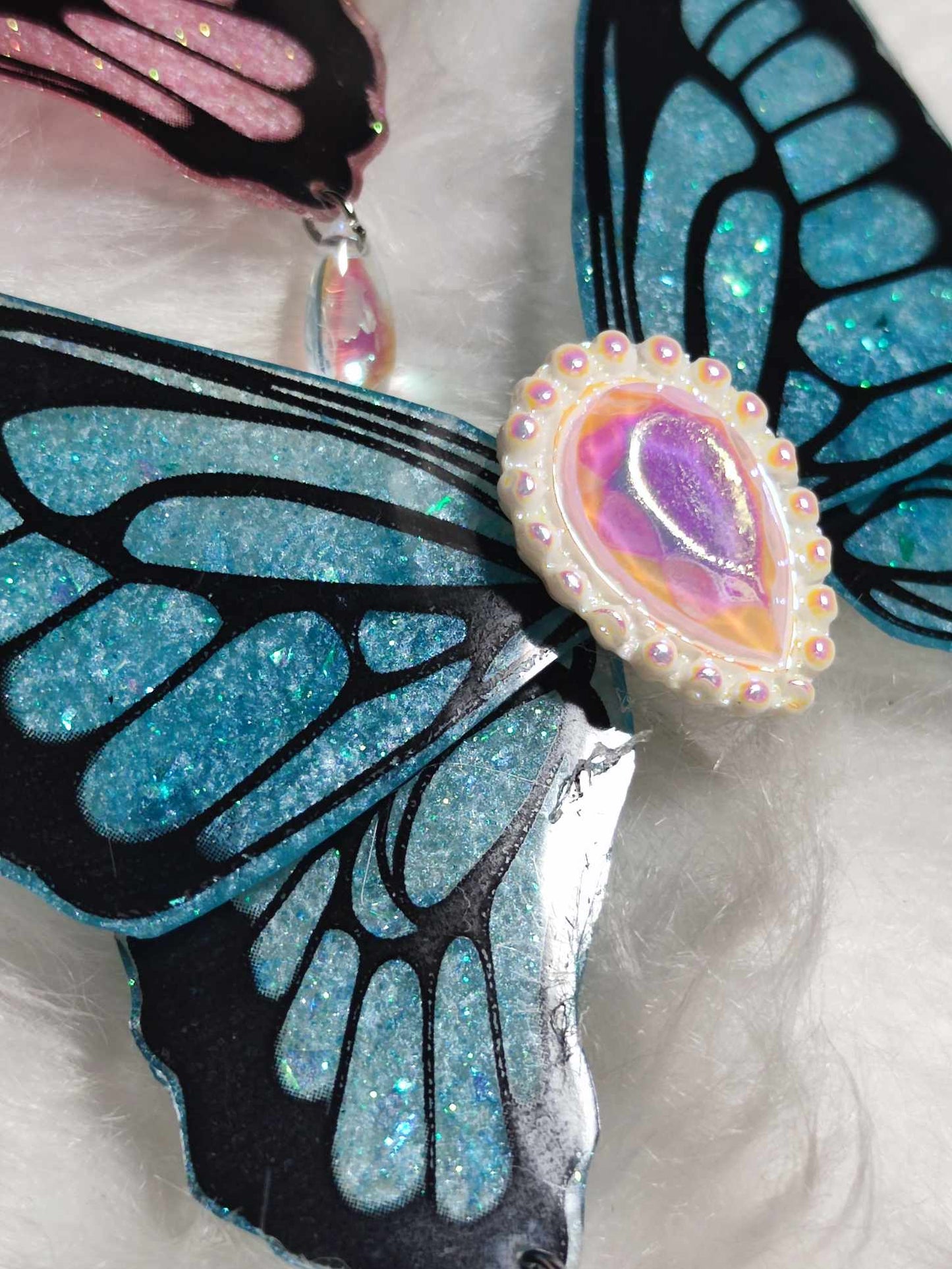 Kaleidoscope of Dreams : Butterfly hair clips