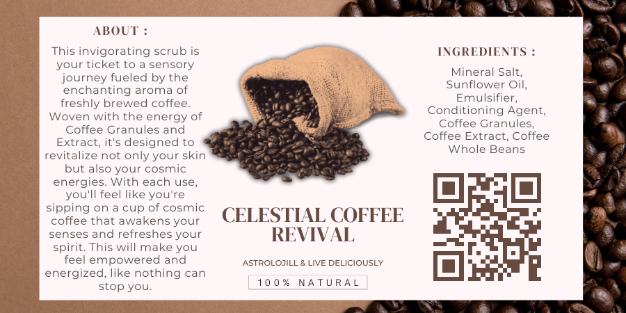 Celestial Coffee Revival Salt Scrub