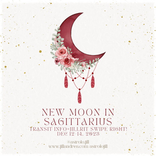 Sagittarius New Moon 2023 #JillRit