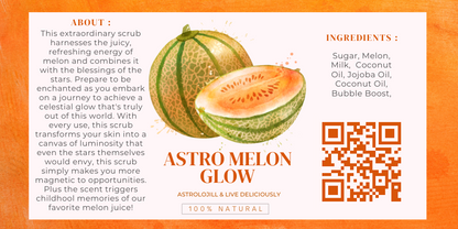 Astro Melon Glow Elixir Sugar Scrub