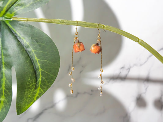 Rose Vine Earrings