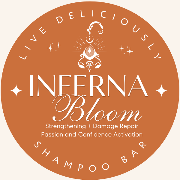 Inferna Bloom Shampoo/Conditioner Bar (Strengthening + Damage Repair)