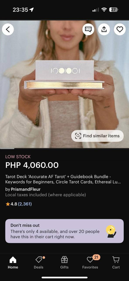 Accurate AF Tarot Deck