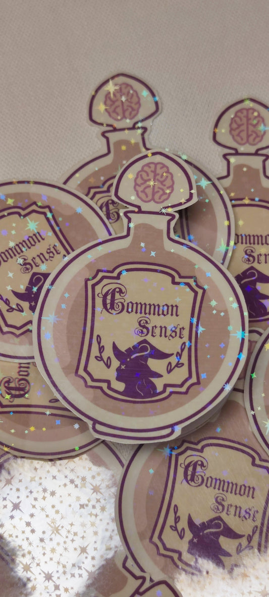 Common Sense Spell Jar sticker