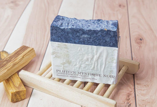 Pluto's Mystique Noir Artisan Soap - AstroloJill & Live Deliciously