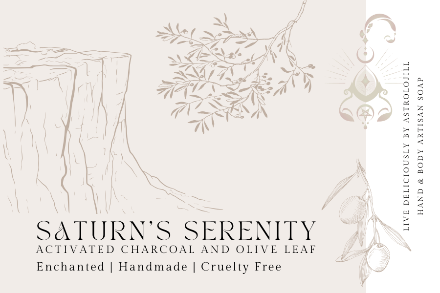 Saturn's Serenity Artisan Soap - AstroloJill & Live Deliciously